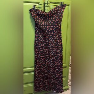 Anthropologie Tilda Slip Dress in Strawberry Print